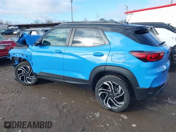 2024 Chevrolet TrailBlazer RS with VIN KL79MUSL5RB141641, listed as a IAAI auction lot 41230434 with 3,410 mi miles and . Bid and sale history available at DreamBid. Image 14.
