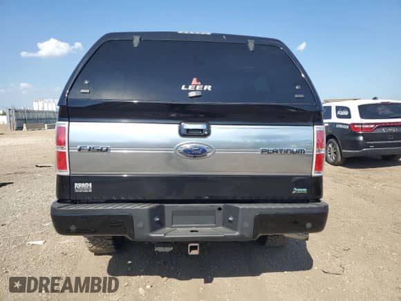 2010 Ford F-150 XL with VIN 1FTFW1EV1AFA05855, listed as a Copart auction lot 81936865 with 156,014 mi miles and Salvage title. Bid and sale history available at DreamBid. Image 6.