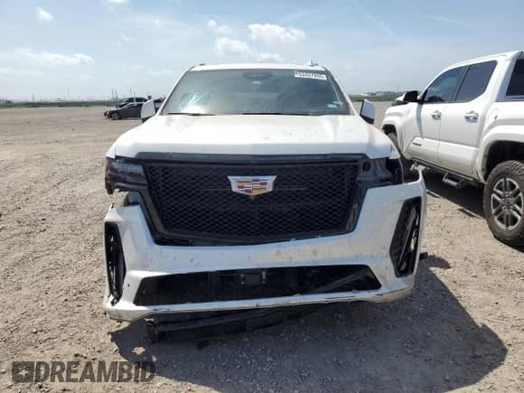 2023 Cadillac Escalade ESV AWD V-Series with VIN 1GYS4SK96PR552557, listed as a Copart auction lot 53457655 with Not provided miles and Salvage title. Bid and sale history available at DreamBid. Image 5.