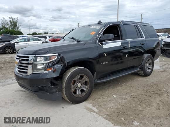 2018 Chevrolet Tahoe LS with VIN 1GNSCAKC2JR392304, listed as a Copart auction lot 81493075 with Not provided miles and Salvage title. Bid and sale history available at DreamBid. Image 1.
