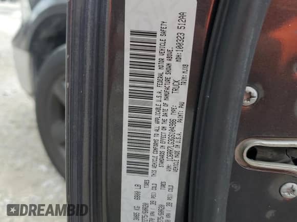 2016 Ram 1500 Outdoorsman with VIN 1C6RR7LG3GS104986, listed as a Copart auction lot 64996845 with 153,349 mi miles and Salvage title. Bid and sale history available at DreamBid. Image 12.