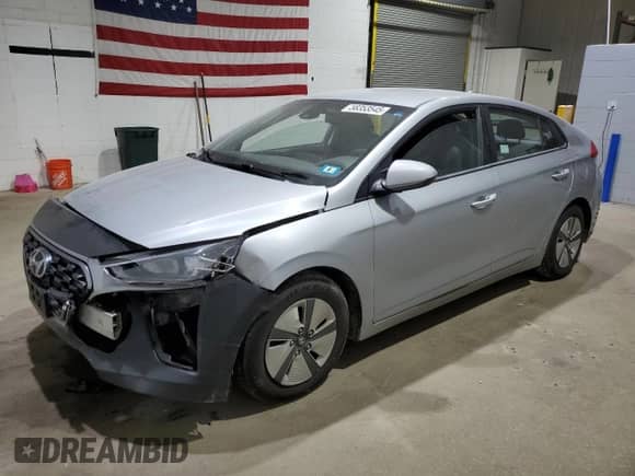 2022 Hyundai Ioniq Blue z VIN KMHC65LCXNU268614, wystawiony jako Copart lot #58353545 z przebiegiem 305 121 mil mil oraz Szkoda całkowita • Salvage title. Historia ofert i sprzedaży dostępna na DreamBid. Obrazek 1.