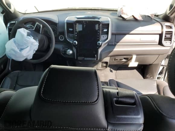 2025 Ram 1500 Laramie with VIN 1C6SRFJP0SN650781, listed as a Copart auction lot 81928675 with 2,413 mi miles and Salvage title. Bid and sale history available at DreamBid. Image 8.