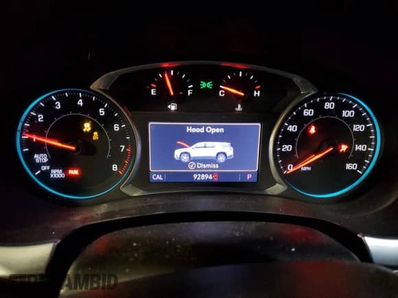 2020 Chevrolet Traverse LT Cloth z VIN 1GNERGKW5LJ158765, wystawiony jako Copart lot #82576395 z przebiegiem 92 894 mil mil oraz Szkoda całkowita • Salvage title. Historia ofert i sprzedaży dostępna na DreamBid. Obrazek 9.