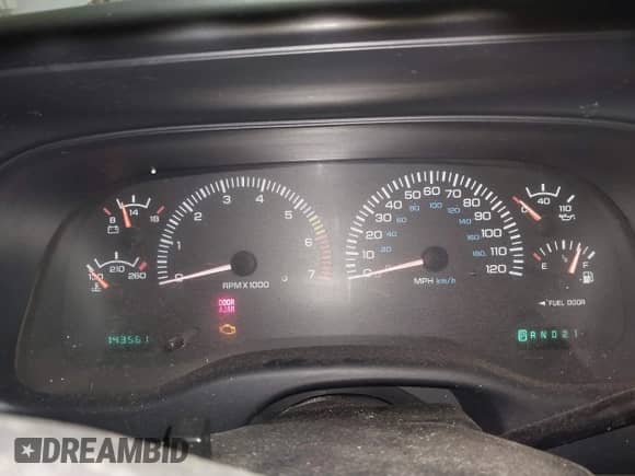 2000 Dodge Dakota Sport with VIN 1B7GL22N8YS723458, listed as a IAAI auction lot 41783869 with 143,561 mi miles and . Bid and sale history available at DreamBid. Image 7.