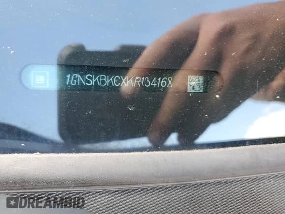 2019 Chevrolet Tahoe LT с VIN 1GNSKBKCXKR134168, выставлен на аукционе Copart как лот 84209925 с пробегом 130 356 миль миль и Списание • Salvage title. История ставок и продаж доступна на DreamBid. Изображение 13.