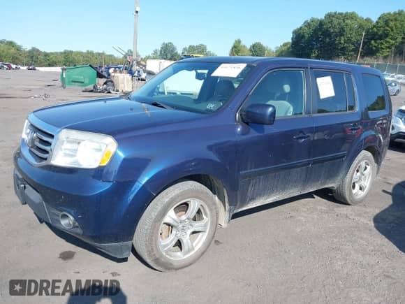 2013 Honda Pilot EX-L with VIN 5FNYF4H57DB072300, listed as a IAAI auction lot 43171820 with 211,591 mi miles and . Bid and sale history available at DreamBid. Image 2.