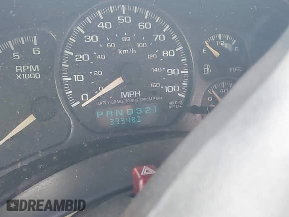 2002 Chevrolet Tahoe LS with VIN 1GNEC13Z22R171691, listed as a IAAI auction lot 42707671 with 333,483 mi miles and . Bid and sale history available at DreamBid. Image 7.