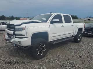 2016 Chevrolet Silverado 1500 LTZ z VIN 3GCUKSEC8GG215349, wystawiony jako Copart lot #59726295 z przebiegiem 132 799 mil mil oraz Szkoda całkowita • Salvage title. Historia ofert i sprzedaży dostępna na DreamBid. Obrazek 1.