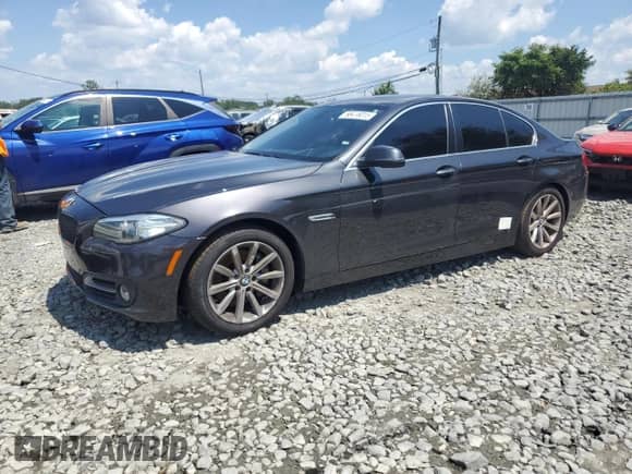 2015 BMW 5 Series 535i xDrive with VIN WBA5B3C52FD547312, listed as a Copart auction lot 66416015 with 134,895 mi miles and Salvage title. Bid and sale history available at DreamBid. Image 1.
