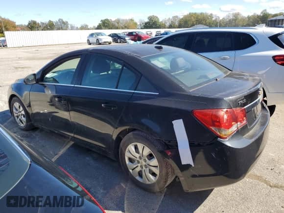 2012 Chevrolet Cruze LS with VIN 1G1PC5SH1C7374921, listed as a Copart auction lot 86671275 with 127,786 mi miles and Salvage title. Bid and sale history available at DreamBid. Image 2.
