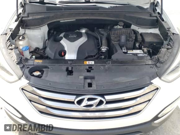 2016 Hyundai Santa Fe with VIN 5XYZU3LA8GG331687, listed as a Copart auction lot 80031665 with 128,214 mi miles and Clean title. Bid and sale history available at DreamBid. Image 12.