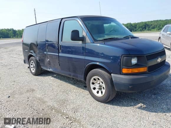 2009 Chevrolet Express Cargo with VIN 1GCFG15X691183218, listed as a IAAI auction lot 42419591 with 181,296 mi miles and . Bid and sale history available at DreamBid. Image 1.