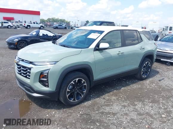 2025 Chevrolet Equinox FWD LT with VIN 3GNAXHEG9SL257420, listed as a IAAI auction lot 43109345 with 10,526 mi miles and . Bid and sale history available at DreamBid. Image 20.