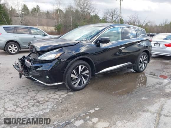 2023 Nissan Murano SL with VIN 5N1AZ2CS9PC106843, listed as a IAAI auction lot 40943148 with 44,513 mi miles and . Bid and sale history available at DreamBid. Image 17.