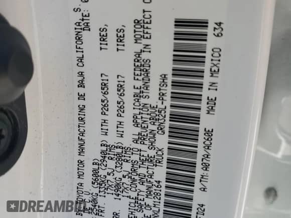 2020 Toyota Tacoma SR5 с VIN 3TMAZ5CNXLM128164, выставлен на аукционе Copart как лот 71077555 с пробегом 79 553 миль миль и Чистый • Clean title. История ставок и продаж доступна на DreamBid. Изображение 12.