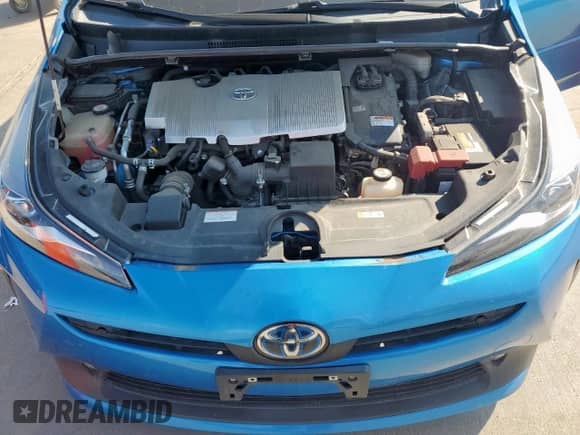2020 Toyota Prius LE with VIN JTDL9RFU7L3015163, listed as a Copart auction lot 71047545 with 58,581 mi miles and Salvage title. Bid and sale history available at DreamBid. Image 11.