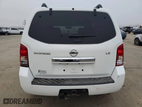 2009 Nissan Pathfinder LE with VIN 5N1AR18B19C613483, listed as a Copart auction lot 83203194 with Not provided miles and Salvage title. Bid and sale history available at DreamBid. Image 6.