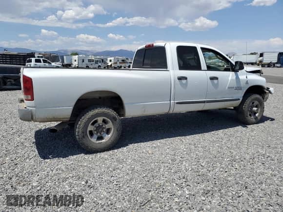 2006 Dodge 3500 SLT with VIN 3D7LX38C26G275226, listed as a Copart auction lot 59111765 with Not provided miles and Salvage title. Bid and sale history available at DreamBid. Image 3.