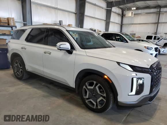 2023 Hyundai Palisade SEL с VIN KM8R44GE7PU519646, выставлен на аукционе Copart как лот 66328135 с пробегом 83 338 миль миль и Списание • Salvage title. История ставок и продаж доступна на DreamBid. Изображение 4.