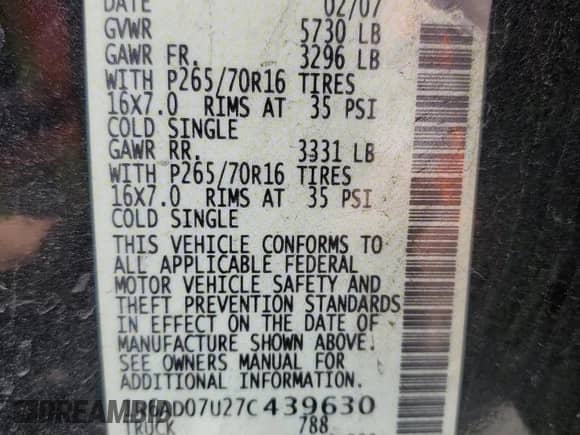 2007 Nissan Frontier SE z VIN 1N6AD07U27C439630, wystawiony jako Copart lot #60943935 z przebiegiem 201 283 mil mil oraz Czysty tytuł • Clean title. Historia ofert i sprzedaży dostępna na DreamBid. Obrazek 12.