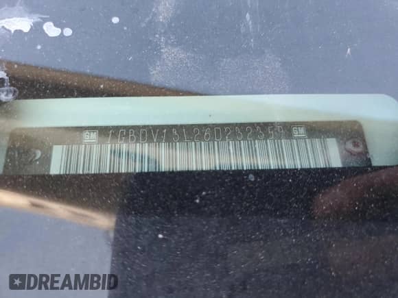 2006 Chevrolet Uplander LS Fleet with VIN 1GBDV13L26D232359, listed as a Copart auction lot 89541535 with Not provided miles and Clean title. Bid and sale history available at DreamBid. Image 13.