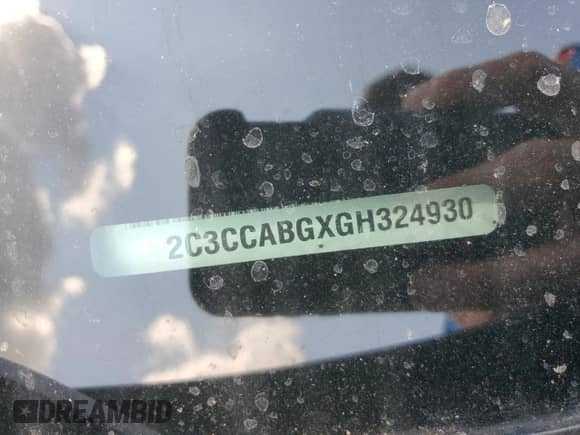 2016 Chrysler 300 S Alloy Edition with VIN 2C3CCABGXGH324930, listed as a Copart auction lot 68157775 with 125,968 mi miles and Salvage title. Bid and sale history available at DreamBid. Image 12.