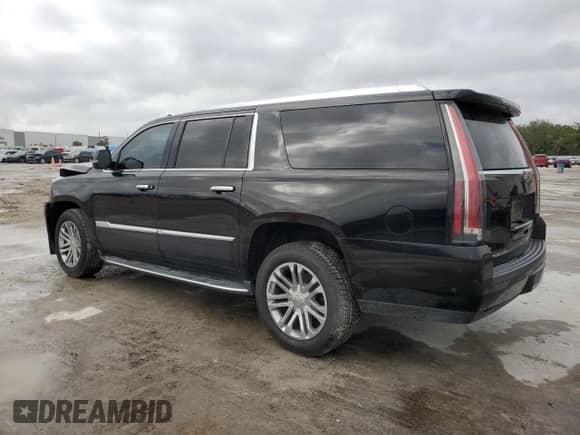 2018 Cadillac Escalade ESV z VIN 1GYS3GKJ1JR268657, wystawiony jako Copart lot #86831644 z przebiegiem 93 144 mil mil oraz Szkoda całkowita • Salvage title. Historia ofert i sprzedaży dostępna na DreamBid. Obrazek 2.