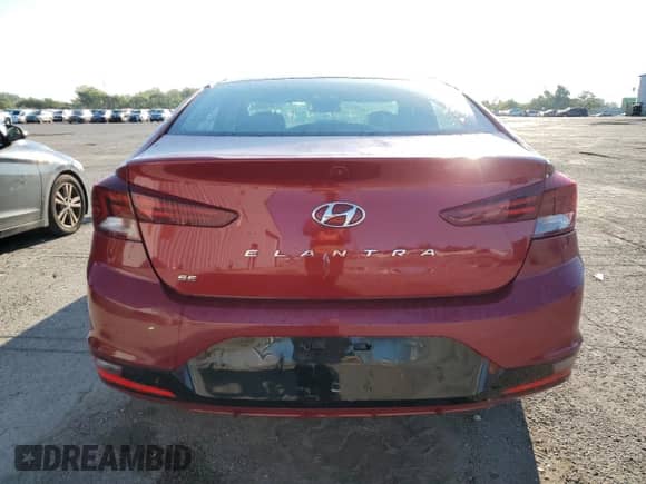 2019 Hyundai Elantra SE with VIN KMHD74LF1KU855172, listed as a Copart auction lot 84406855 with 86,199 mi miles and Clean title. Bid and sale history available at DreamBid. Image 6.