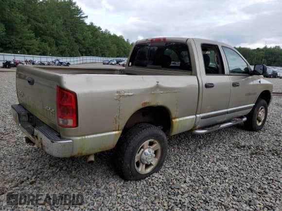 2003 Dodge 2500 ST with VIN 3D7KU28D33G778718, listed as a Copart auction lot 64161295 with 172,473 mi miles and Salvage title. Bid and sale history available at DreamBid. Image 3.