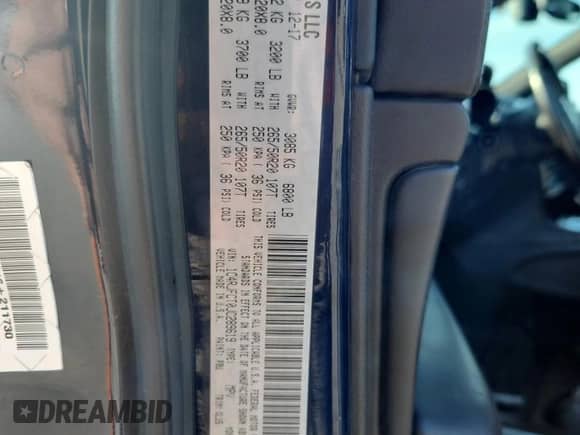 2018 Jeep Grand Cherokee High Altitude with VIN 1C4RJFCT0JC289619, listed as a Copart auction lot 65243155 with 86,201 mi miles and Salvage title. Bid and sale history available at DreamBid. Image 13.
