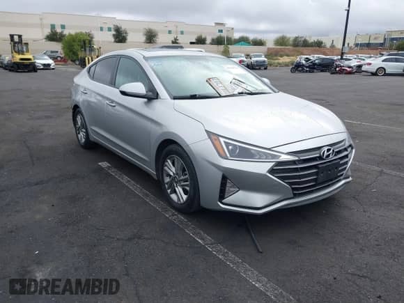 2020 Hyundai Elantra Value Edition with VIN KMHD84LF5LU015393, listed as a IAAI auction lot 41510766 with 46,452 mi miles and . Bid and sale history available at DreamBid. Image 1.