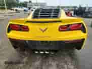 2014 Chevrolet Corvette Z51 3LT with VIN 1G1YM2D7XE5101804, listed as a Copart auction lot 80077985 with 55,821 mi miles and Salvage title. Bid and sale history available at DreamBid. Image 6.