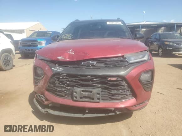 2021 Chevrolet TrailBlazer RS with VIN KL79MUSL5MB038163, listed as a Copart auction lot 69753245 with 84,754 mi miles and Salvage title. Bid and sale history available at DreamBid. Image 5.