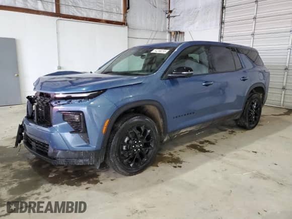 2024 Chevrolet Traverse AWD LS with VIN 1GNEVEKS0RJ174474, listed as a Copart auction lot 54298255 with 18,396 mi miles and Salvage title. Bid and sale history available at DreamBid. Image 1.