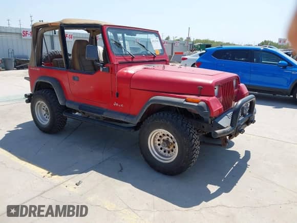 1994 Jeep Wrangler S with VIN 1J4FY19P7RP443592, listed as a IAAI auction lot 43113142 with 149,862 mi miles and . Bid and sale history available at DreamBid. Image 1.