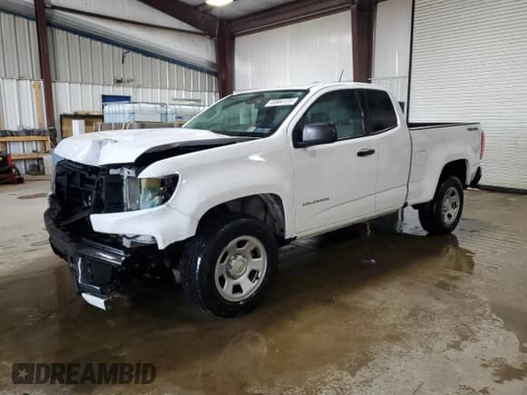 2021 Chevrolet Colorado 4WD Work Truck с VIN 1GCHTBEN8M1221288, выставлен на аукционе Copart как лот 46984125 с пробегом 86 044 миль миль и Списание • Salvage title. История ставок и продаж доступна на DreamBid. Изображение 1.