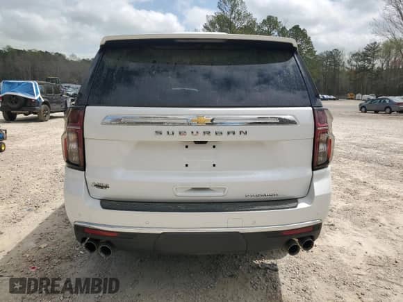 2024 Chevrolet Suburban Premier с VIN 1GNSKFKD7RR200413, выставлен на аукционе Copart как лот 51105795 с пробегом 5 414 миль миль и Списание • Salvage title. История ставок и продаж доступна на DreamBid. Изображение 6.