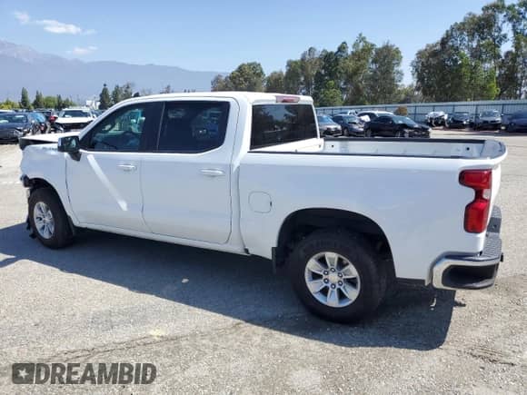 2022 Chevrolet Silverado 1500 LT с VIN 1GCPWCED7NZ166688, выставлен на аукционе Copart как лот 63274805 с пробегом 67 466 миль миль и Списание • Salvage title. История ставок и продаж доступна на DreamBid. Изображение 2.