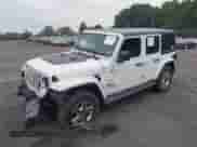 2023 Jeep Wrangler Sahara Altitude with VIN 1C4HJXEG9PW502267, listed as a IAAI auction lot 43266621 with 85,629 mi miles and . Bid and sale history available at DreamBid. Image 16.