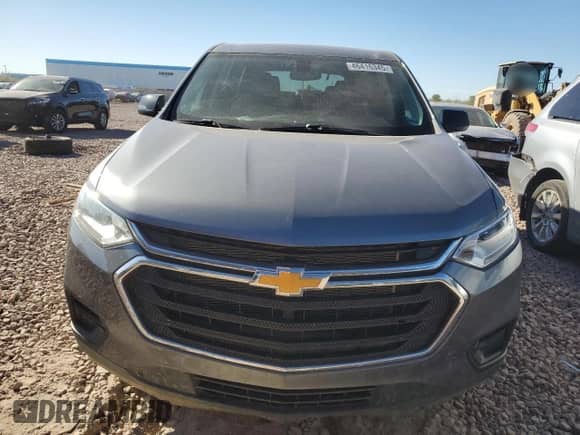 2021 Chevrolet Traverse LS with VIN 1GNEVFKW6MJ128701, listed as a Copart auction lot 46416345 with 24,377 mi miles and Salvage title. Bid and sale history available at DreamBid. Image 5.