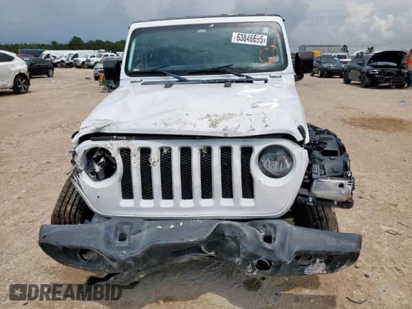 2023 Jeep Wrangler Sport с VIN 1C4HJXAG4PW598962, выставлен на аукционе Copart как лот 63846695 с пробегом 37 986 миль миль и Списание • Salvage title. История ставок и продаж доступна на DreamBid. Изображение 5.