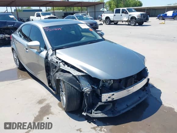 2015 Lexus IS 250 z VIN JTHBF1D26F5055698, wystawiony jako IAAI lot #43114078 z przebiegiem 61 060 mil mil oraz . Historia ofert i sprzedaży dostępna na DreamBid. Obrazek 1.