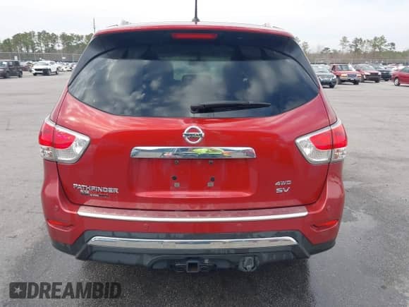 2016 Nissan Pathfinder Platinum with VIN 5N1AR2MMXGC658433, listed as a IAAI auction lot 41685557 with 107,695 mi miles and . Bid and sale history available at DreamBid. Image 16.