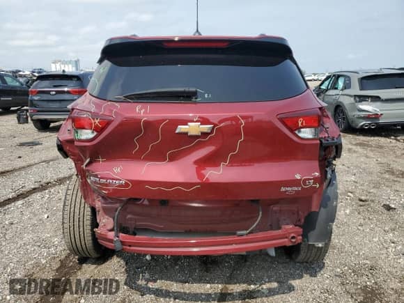 2024 Chevrolet TrailBlazer LT with VIN KL79MPS20RB054660, listed as a Copart auction lot 69027315 with 13,504 mi miles and Salvage title. Bid and sale history available at DreamBid. Image 6.