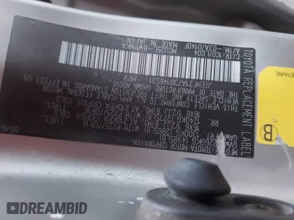 2003 Toyota Highlander с VIN JTEHF21A730146531, выставлен на аукционе IAAI как лот 41790625 с пробегом 194 258 миль миль и . История ставок и продаж доступна на DreamBid. Изображение 9.