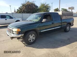2003 GMC Sierra 1500 with VIN 2GTEC19V231400636, listed as a Copart auction lot 77945444 with Not provided miles and Salvage title. Bid and sale history available at DreamBid. Image 1.