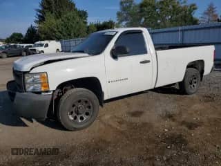 2007 Chevrolet Silverado 1500 Work Truck with VIN 1GCEC14X57Z619709, listed as a Copart auction lot 80570245 with 301,931 mi miles and Clean title. Bid and sale history available at DreamBid. Image 1.