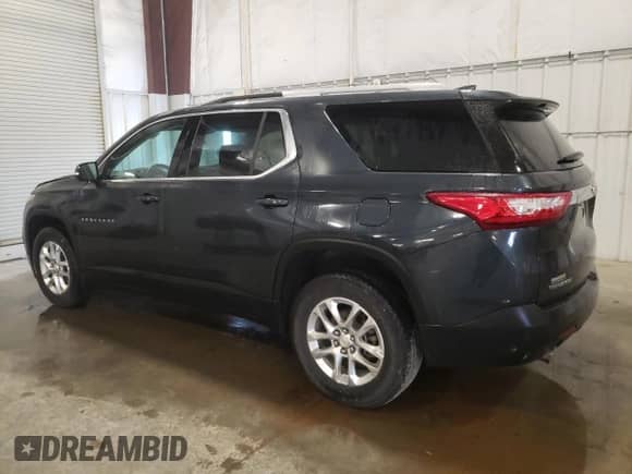 2018 Chevrolet Traverse LT Cloth z VIN 1GNERGKW6JJ220395, wystawiony jako Copart lot #80679675 z przebiegiem Nie podano mil oraz Szkoda całkowita • Salvage title. Historia ofert i sprzedaży dostępna na DreamBid. Obrazek 2.