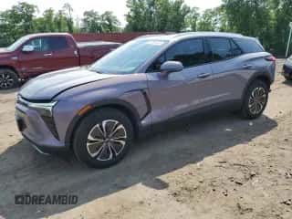 2024 Chevrolet Blazer EV eAWD LT z VIN 3GNKDBRJ5RS212460, wystawiony jako Copart lot #59594495 z przebiegiem 19 164 mil mil oraz Szkoda całkowita • Salvage title. Historia ofert i sprzedaży dostępna na DreamBid. Obrazek 1.